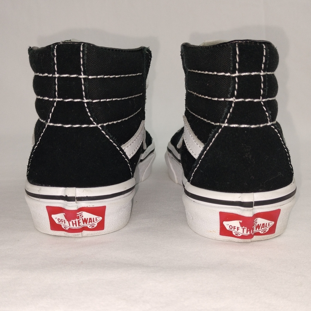 VANS OFF THE WALL Unisex Classics Sk8-Hi In Blk/Why Size 11 Kids - Picture 4 of 9